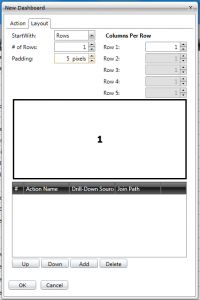 layout tab new dashboard dialogue