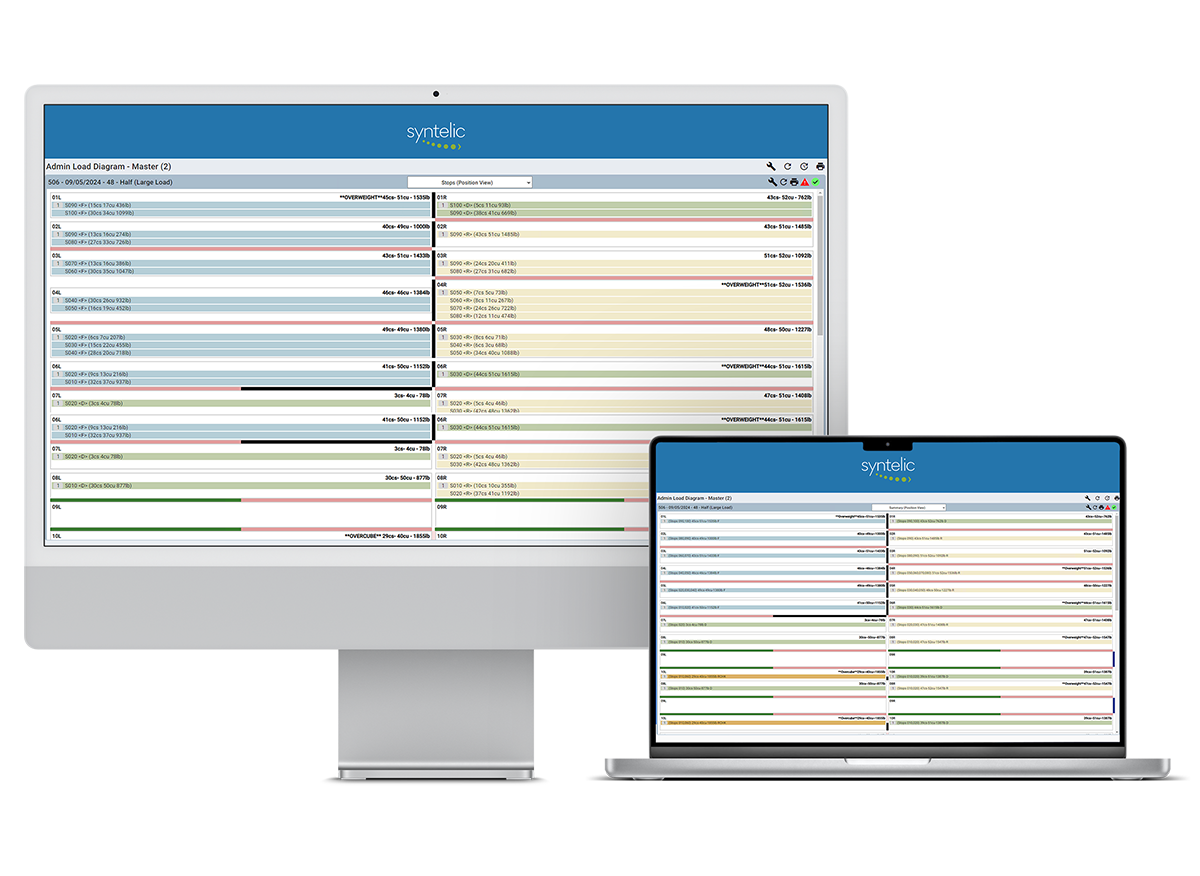 Preview of Syntelic's Load Planning Software, software for trucking distributors